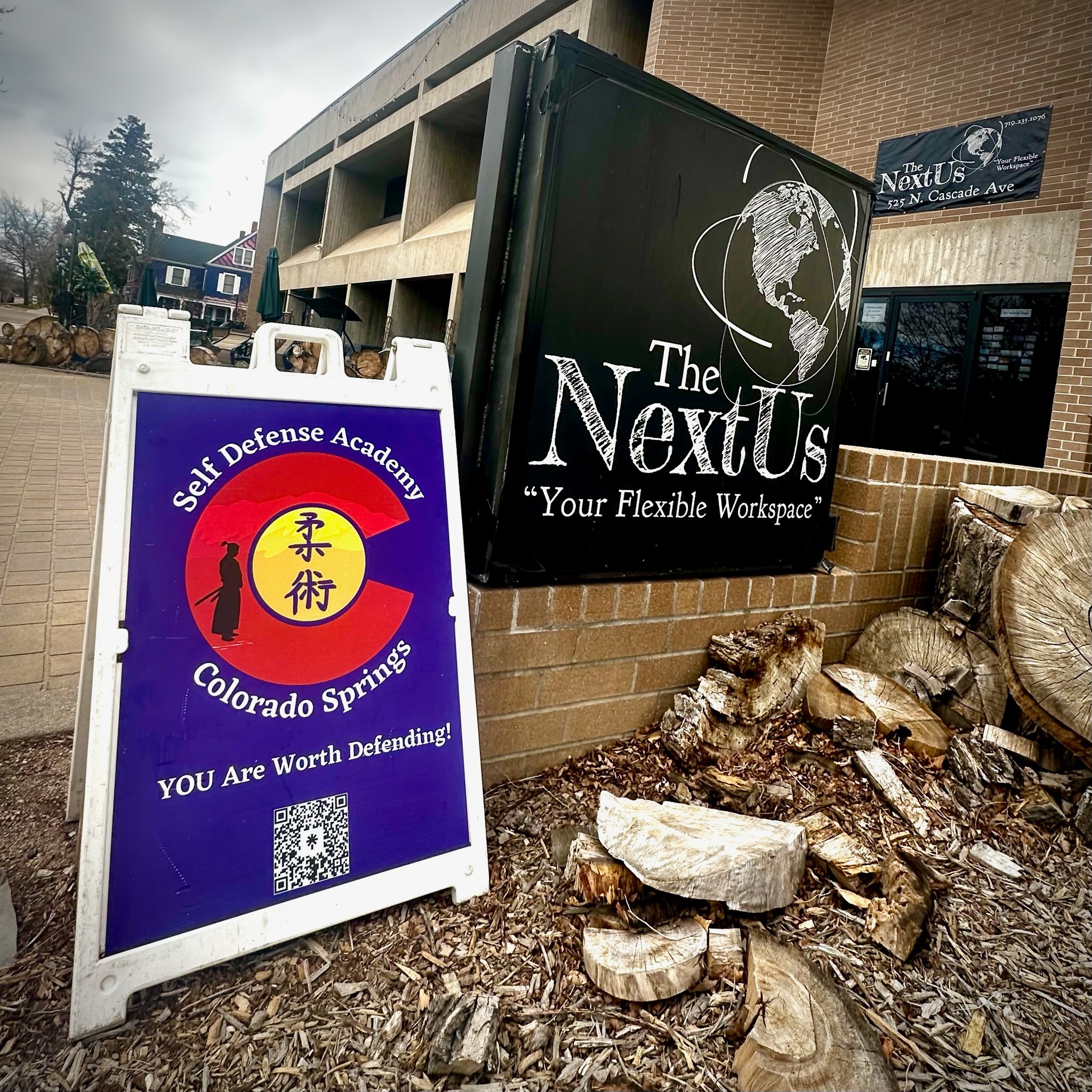 Self Defense Academy COS Located in the basement of The Next Us Coworking space in Downtown Colorado Springs