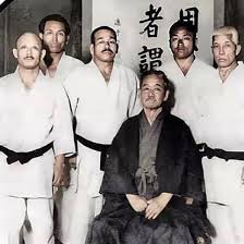 Jigoro kano with students