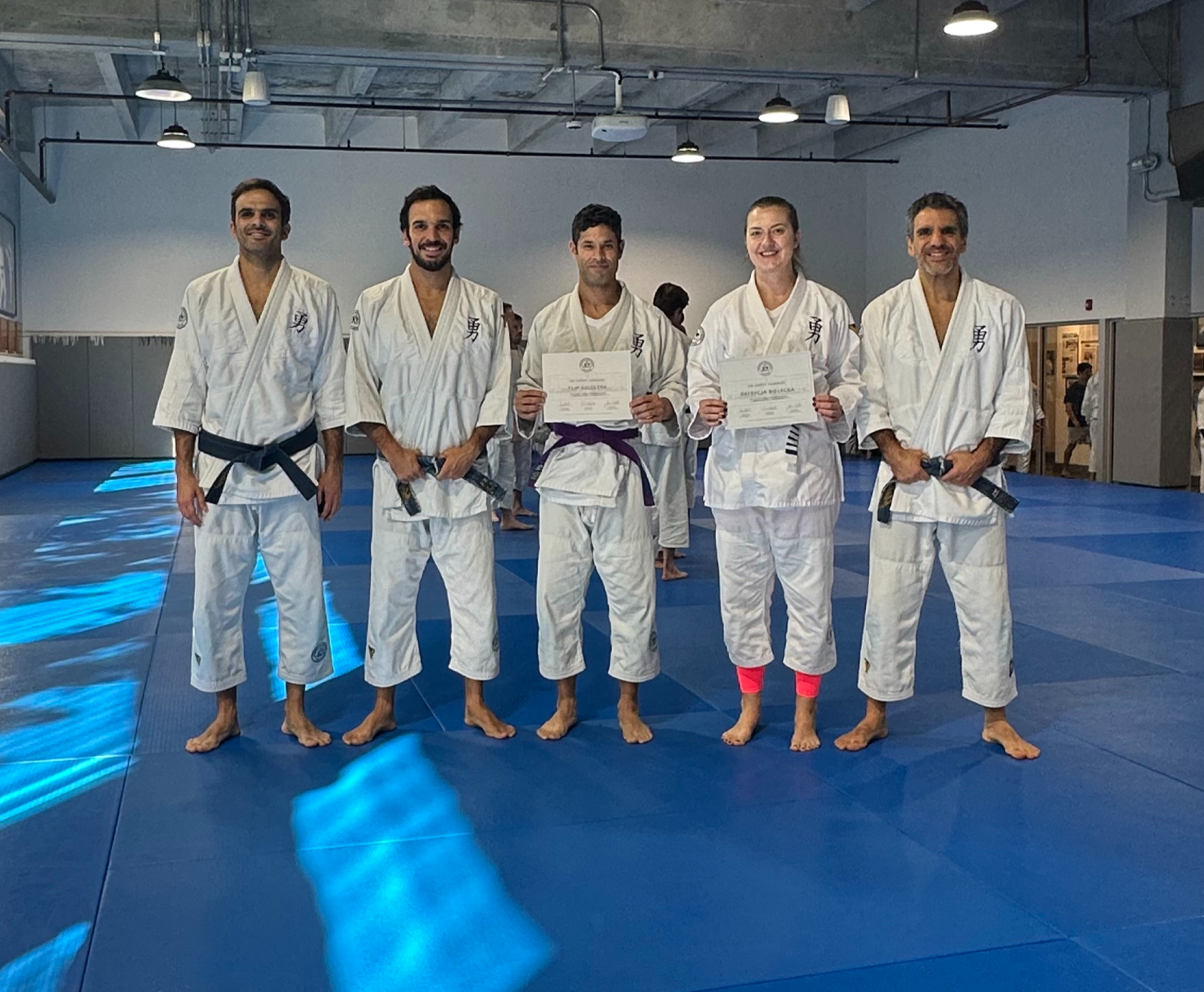 The Valente Brothers after T-Shirt Choking Seminar