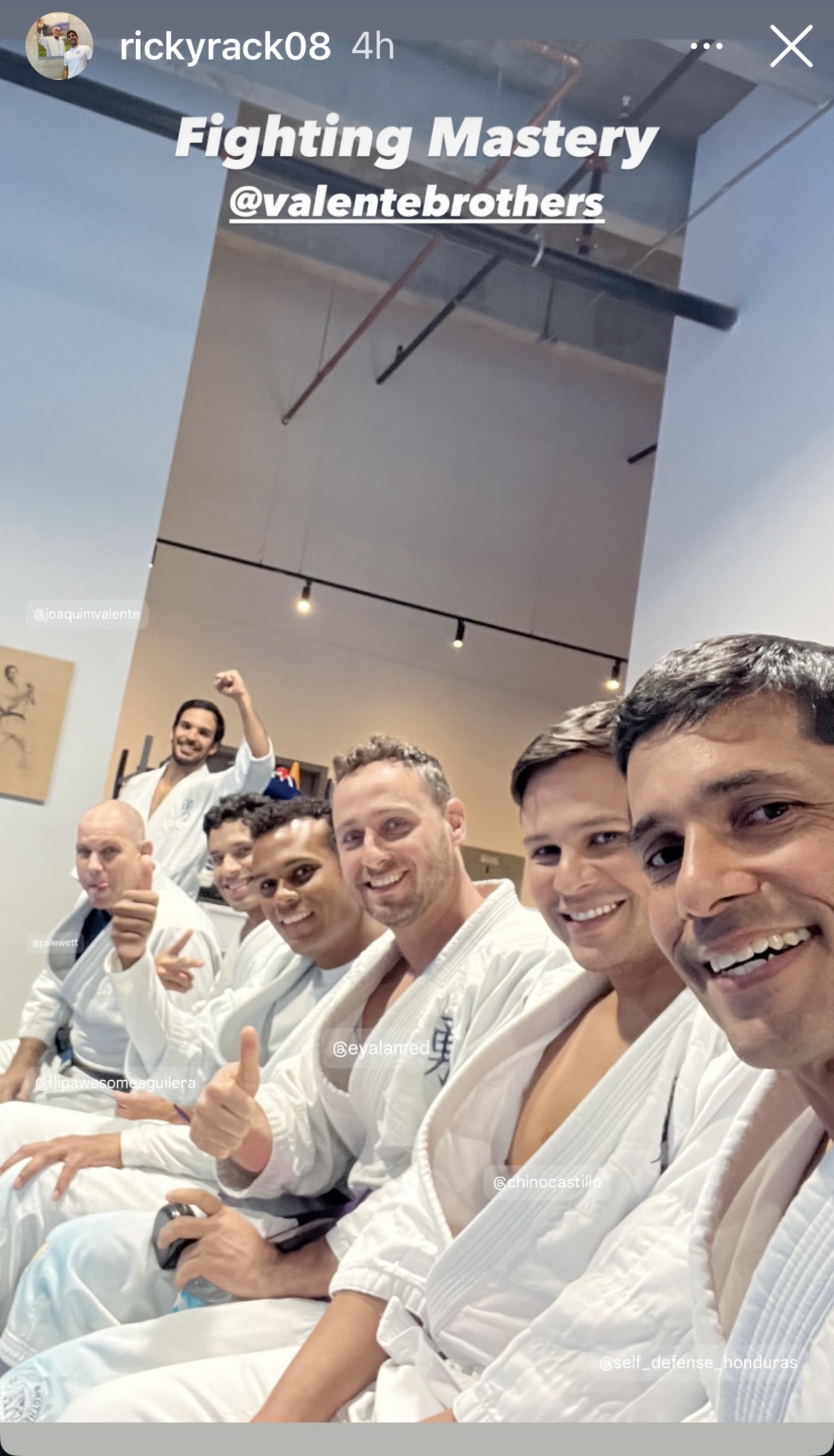 Smiles before a Jiu Jitsu Fighting Mastery Class