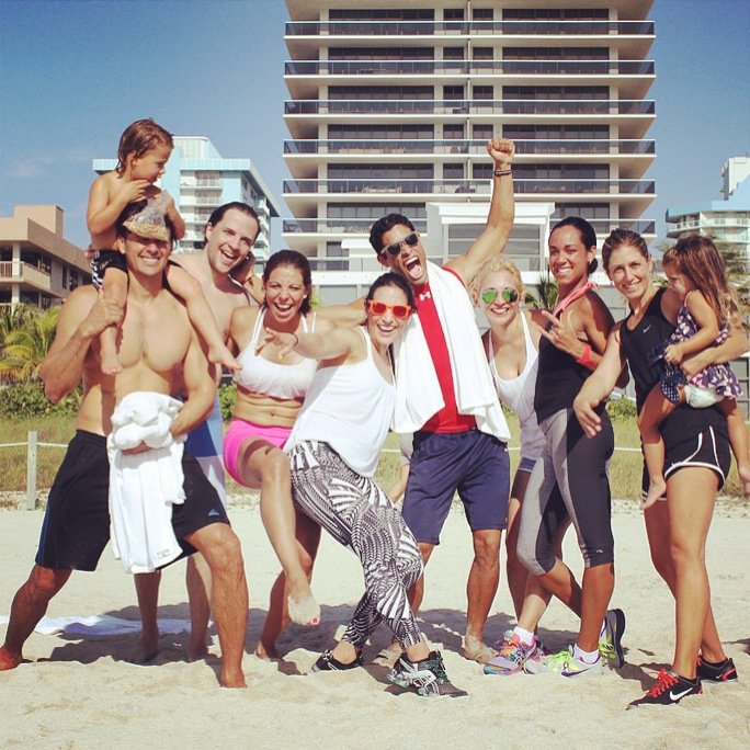 Bootcamp on the beach with Flip